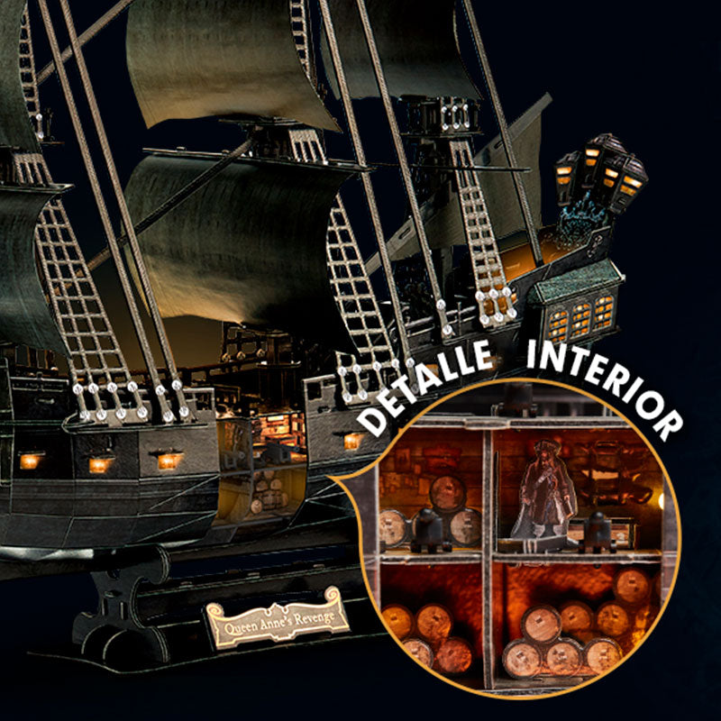 Queen Anne Revenge LED Cubicfun