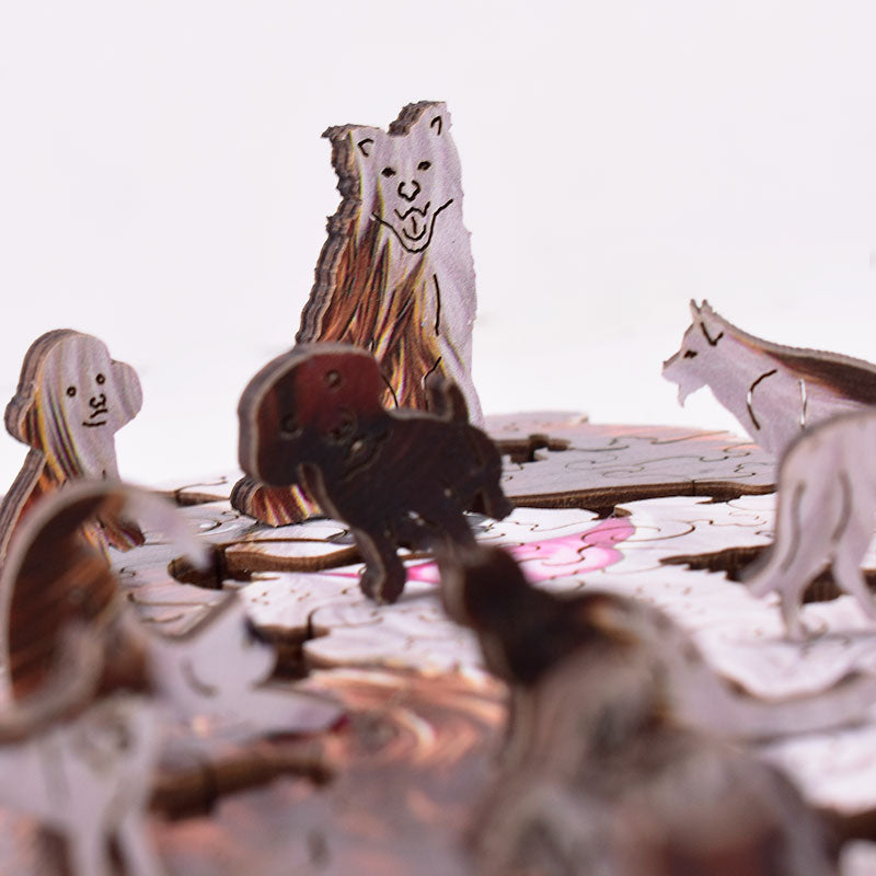 Rompecabeza de Madera Perrito Figuras singulares Playmore