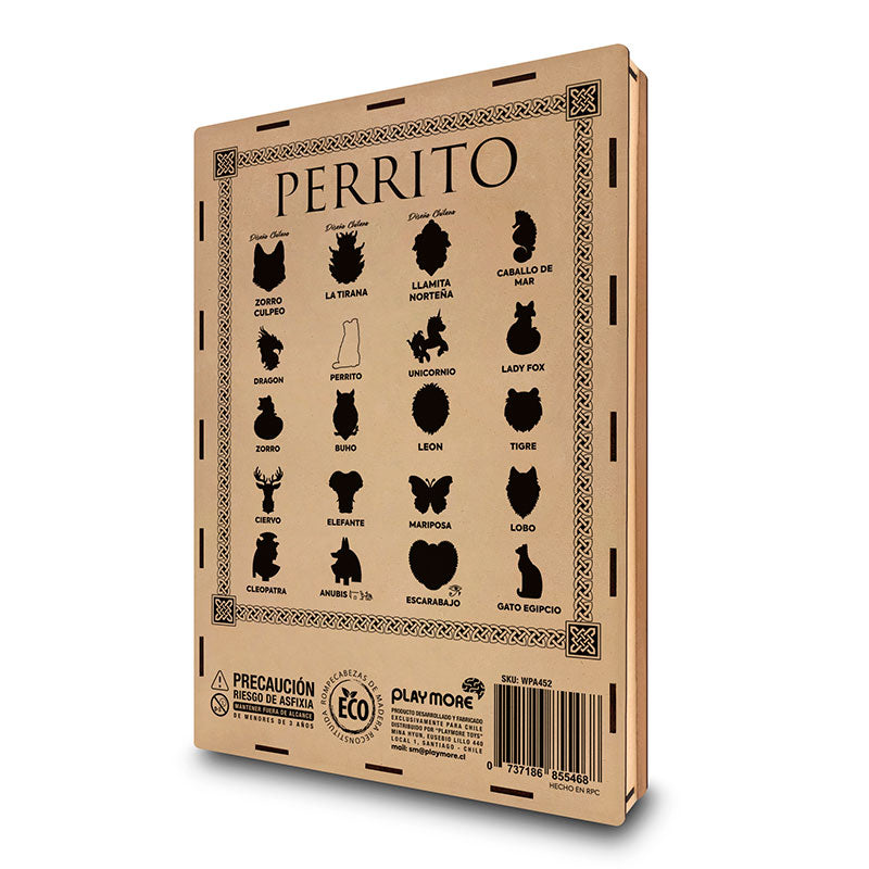 Rompecabeza de Madera Perrito Figuras singulares Playmore