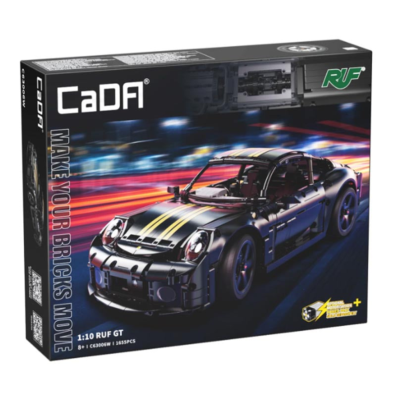 RUF GT Escala 1:10 Auto Armable 1655 Piezas CaDA C63006W