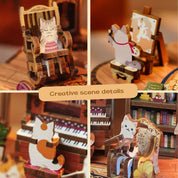 Caja musical Cat's Family Tonecheer