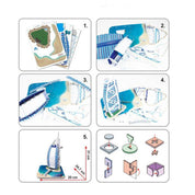 Burj Al Arab Armable 46 Piezas Cubicfun