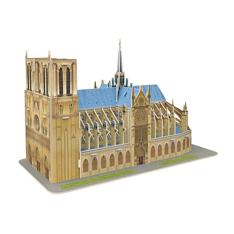 Catedral de Notre Dame Armable 53 Piezas Cubicfun C242h – Playmore