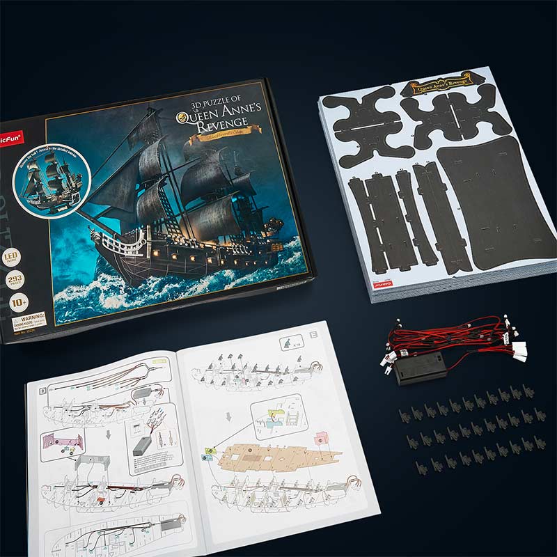 Queen Anne Revenge LED Cubicfun