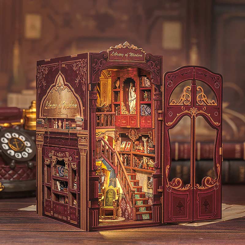 Library of Wisdom Booknook Cutebee