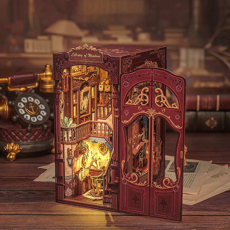 Library of Wisdom Booknook Cutebee