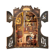 Count Cat's Study Booknook Cutebee