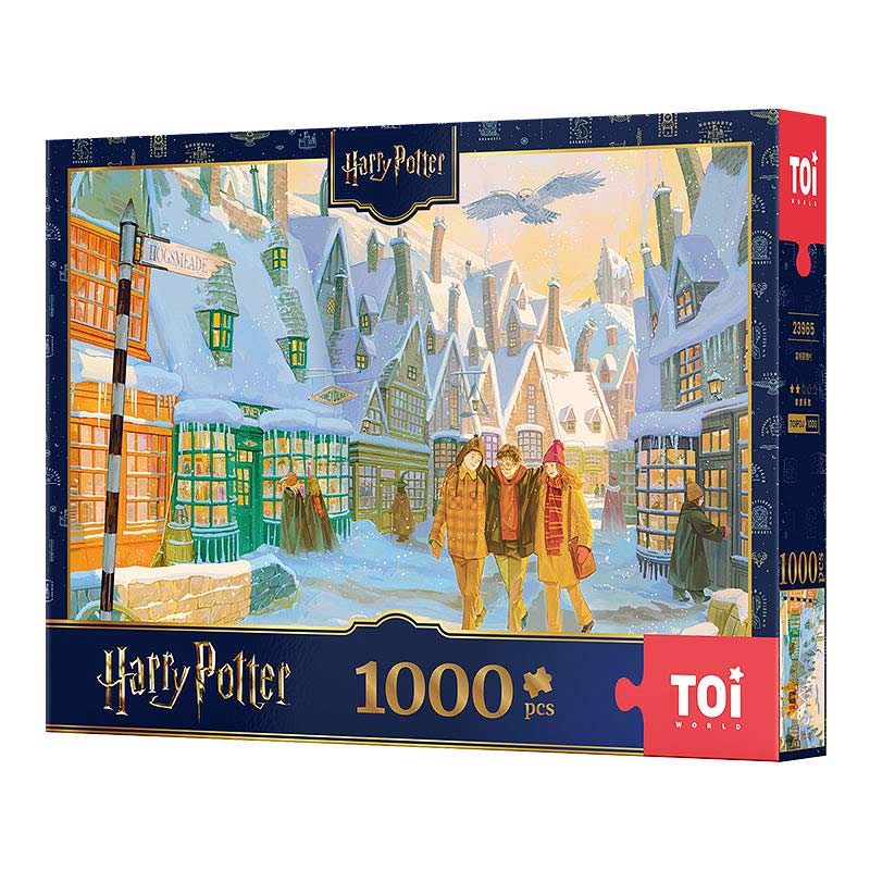 Rompecabezas Harry Potter Hogsmeade Bajo la Nieve 1000 pcs TOI