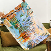 Rompecabezas Harry Potter Hogsmeade Bajo la Nieve 1000 pcs TOI