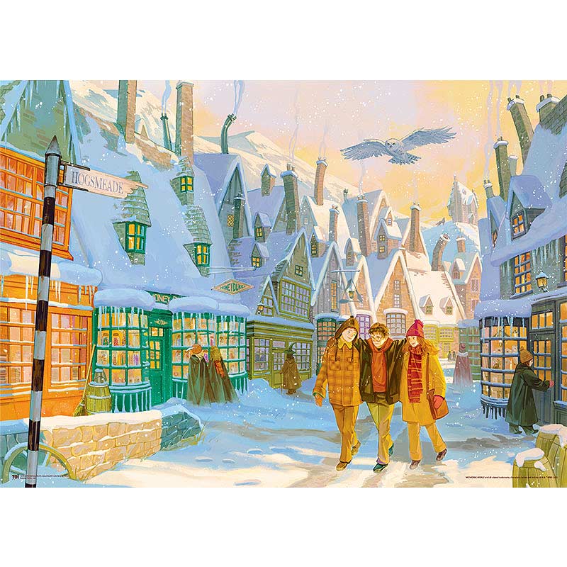 Rompecabezas Harry Potter Hogsmeade Bajo la Nieve 1000 pcs TOI