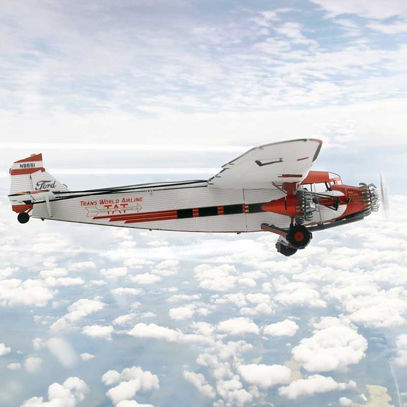 Avión Ford Trimotor Metal Earth