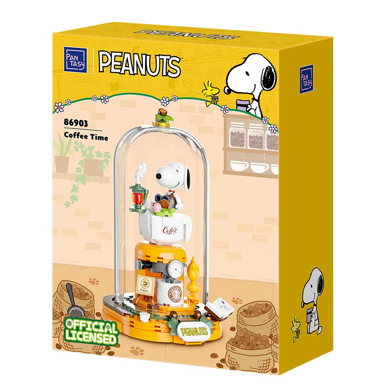 Snoopy Oficial Coffee Time Capsula Armable Pantasy 86903