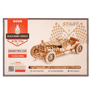 Auto de Carrera 1910 Rompecabezas Puzzle 3D Robotime