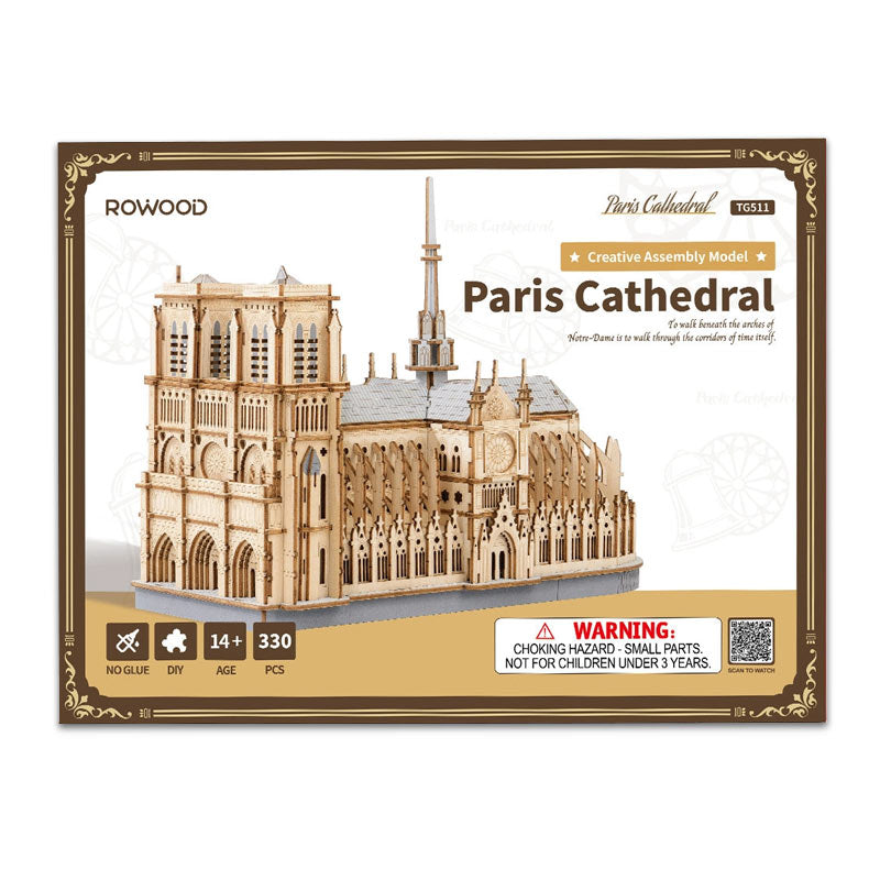 Cathedral 10セット Notre Dame Puzzle 3D Paris Cathedral Robotime TG511 – Playmore Toys