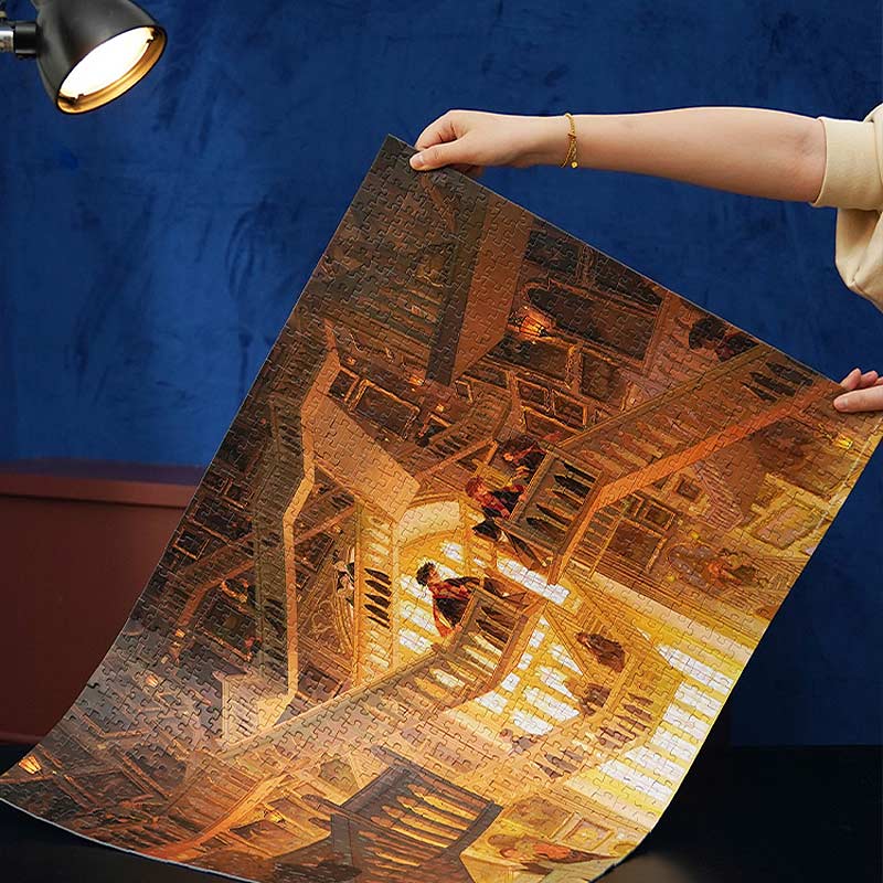 Rompecabezas Harry Potter Escalera Movedizas 1000pcs TOI