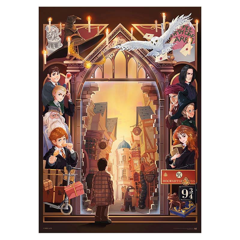 Rompecabezas Harry Potter La Puerta al Callejon Diagon 1000pcs TOI