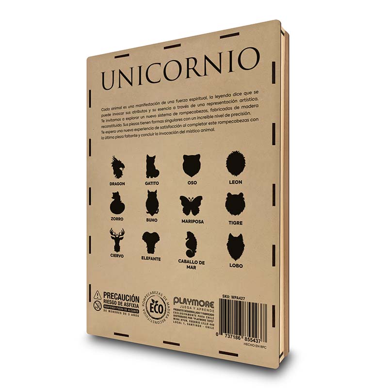 Rompecabeza de Madera Unicornio - Playmore