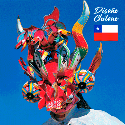 Rompecabeza de Madera Mascara Tirana Diseño Chileno Playmore