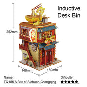 Desk Bin Bit of Sichuan Papelero Automático Tonecheer