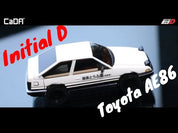 Initial D Toyota AR86 Trueno Armable 72 Piezas Escala 1:35