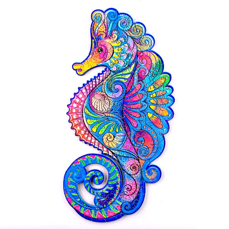 Rompecabeza de Madera Caballo de Mar Playmore