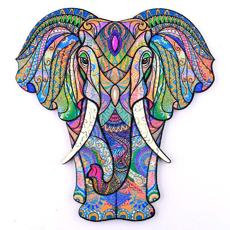 Rompecabeza de Madera Elefante Playmore