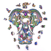 Rompecabeza de Madera Elefante Playmore