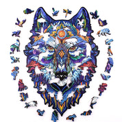 Rompecabeza de Madera Lobo Playmore