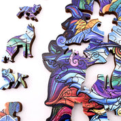 Rompecabeza de Madera Lobo Playmore