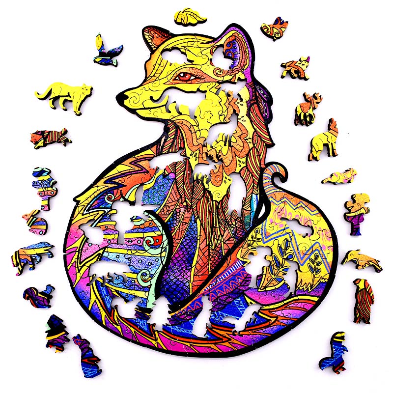 Rompecabeza de Madera Zorro Playmore