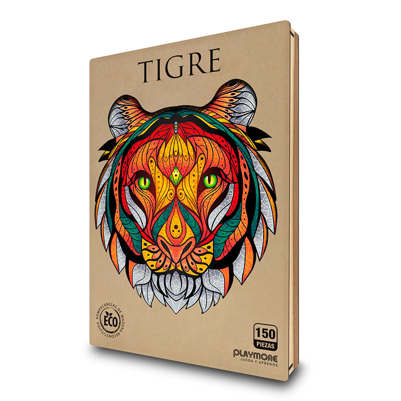 Rompecabeza de Madera Tigre - Playmore WPA439 Playmore Toys