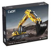 CaDA Excavadora PRO 1708 Piezas Escala 1:20 Juguete Armable