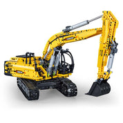 CaDA Excavadora PRO 1708 Piezas Escala 1:20 Juguete Armable