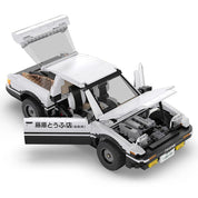 Initial D Toyota AR86 Trueno 1324 Piezas Escala 1:12.5