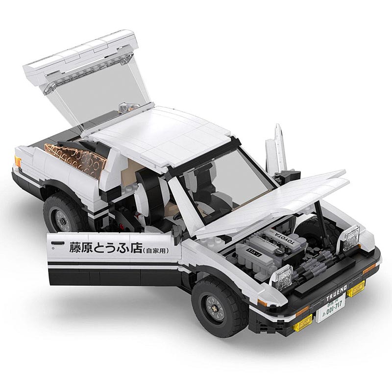 Initial D Toyota AR86 Trueno 1324 Piezas Escala 1:12.5