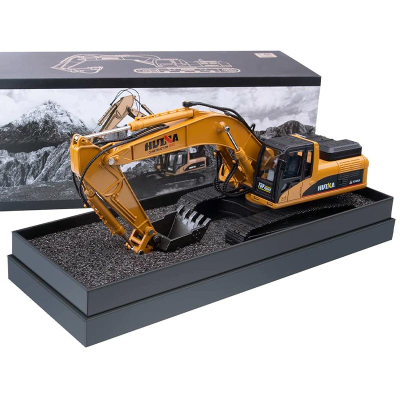 Excavadora All Metal Premium Huina 1910-2 Escala 1:40