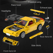 Initial D Mazda RX-7 FD35 Armable 1655 Piezas Escala 1:12.5