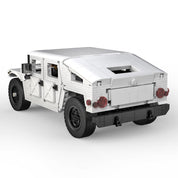 Jeep Humvee Militar Civil Armable 1386 Piezas Escala 1:12