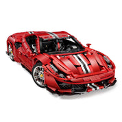Deportivo Rosso 3187 Piezas Escala 1:8 Radio Control LED