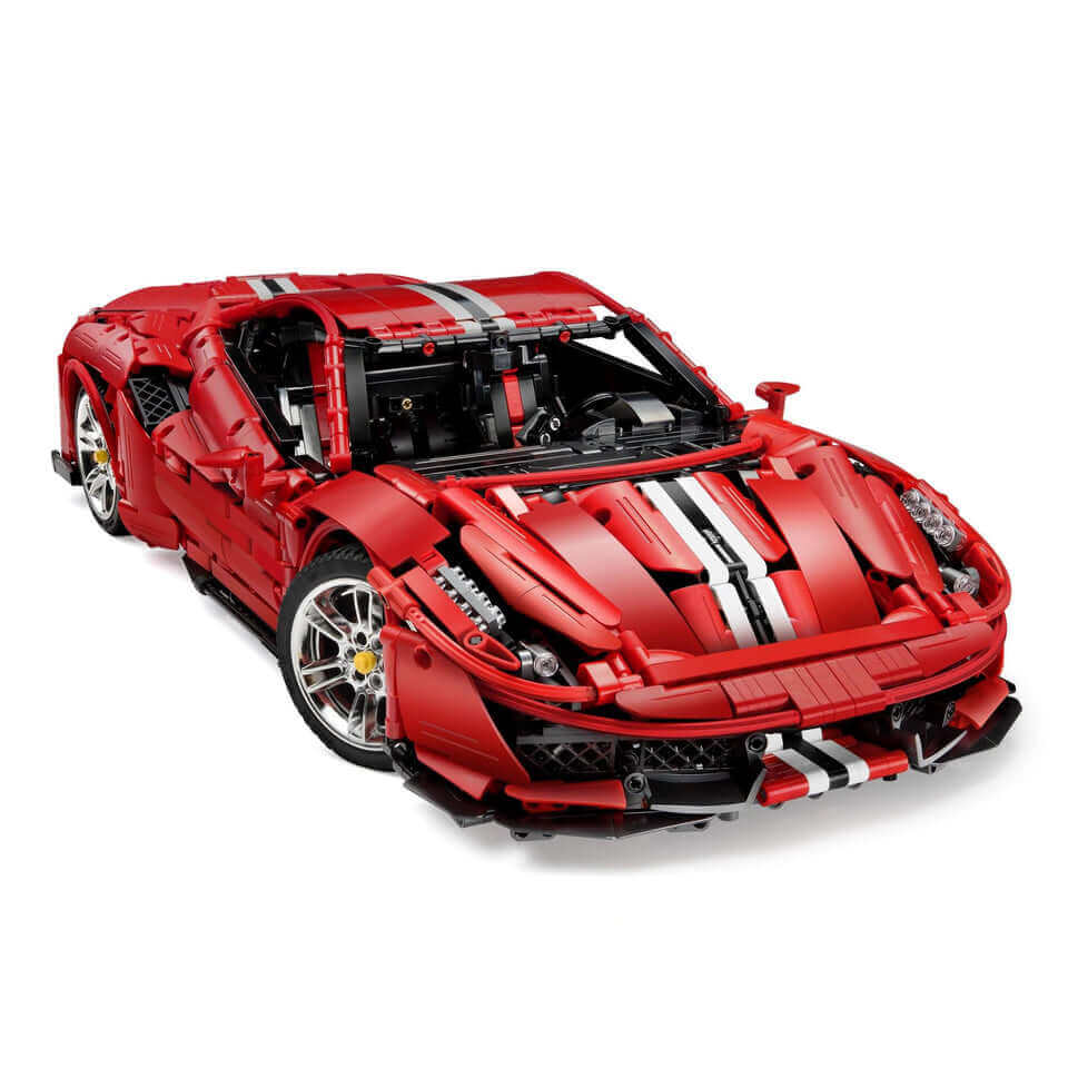 Deportivo Rosso 3187 Piezas Escala 1:8 Radio Control LED
