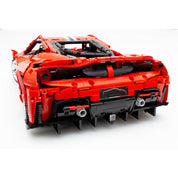 Deportivo Rosso Armable 3187 Piezas Escala 1:8 Mecánico