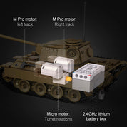 Tanque Alemán Panther Armable 907 Piezas Radio Control