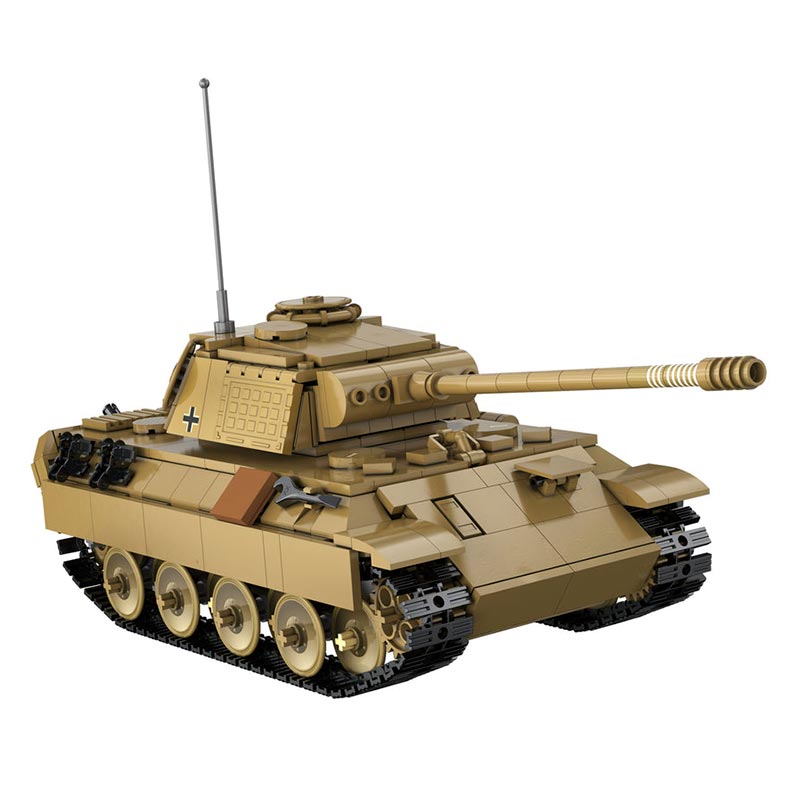 Tanque Alemán Panther Armable 907 Piezas Radio Control