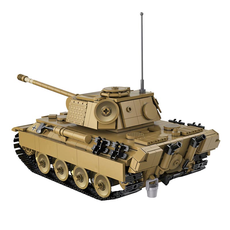 Tanque Alemán Panther Armable 907 Piezas Radio Control
