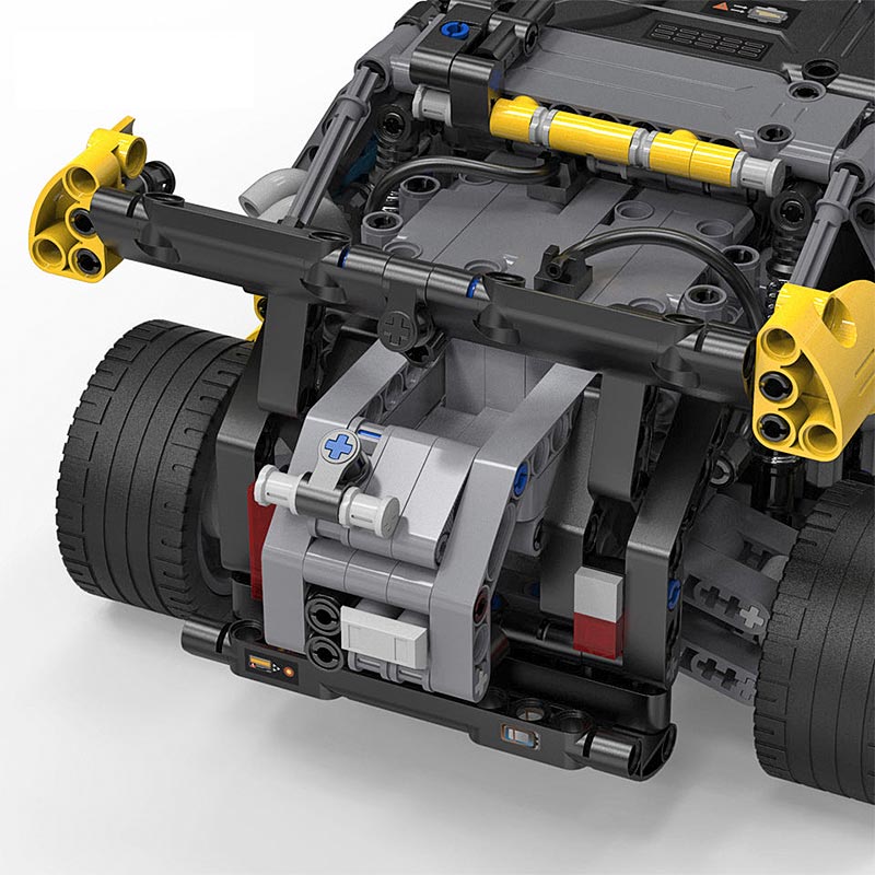 Cyberpunk Wild Wolf 1176 Piezas Escala 1:12 Mecánico