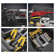 Cyberpunk Quadra Turbo V-TEC 1682 Piezas Escala 1:10