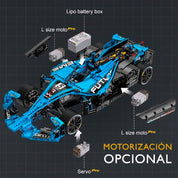 Formula E Racing Armable 1667 Piezas Escala 1:8 Mecánico
