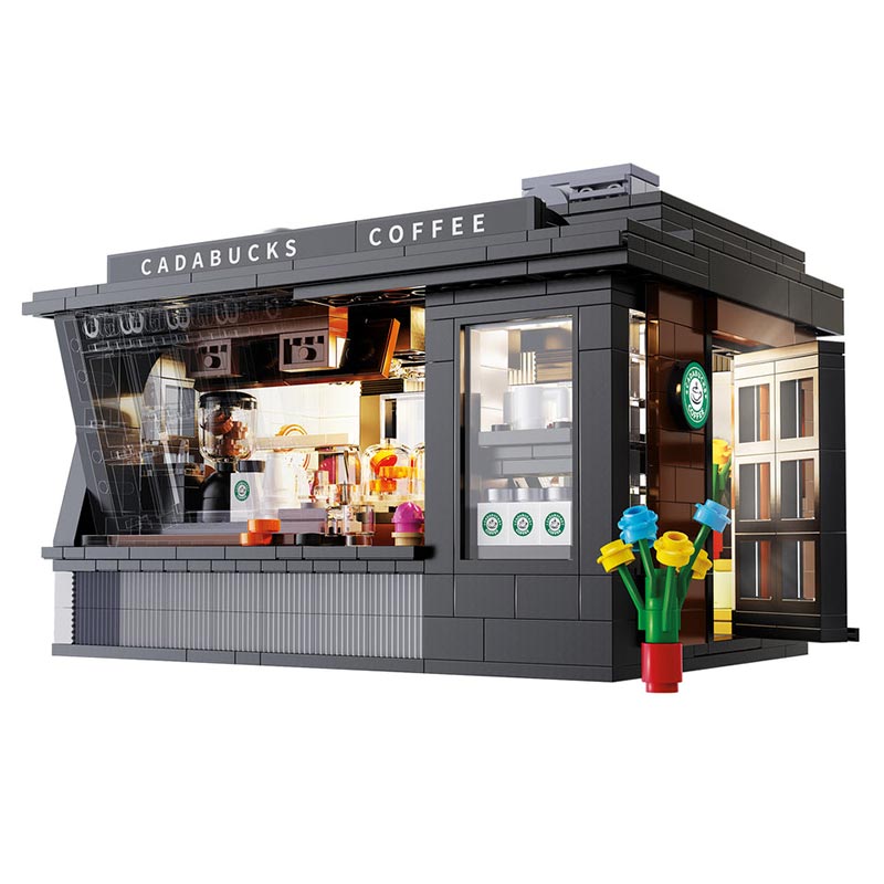 Cafetería Boutique Armable 768 Piezas iluminacion LED