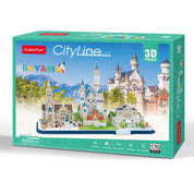 Baviera City Line Alemania Rompecabezas 3D Cubicfun