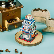 Cafeteria Coffee Shop Puzzle 3D de Metal